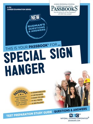 cover image of Special Sign Hanger
